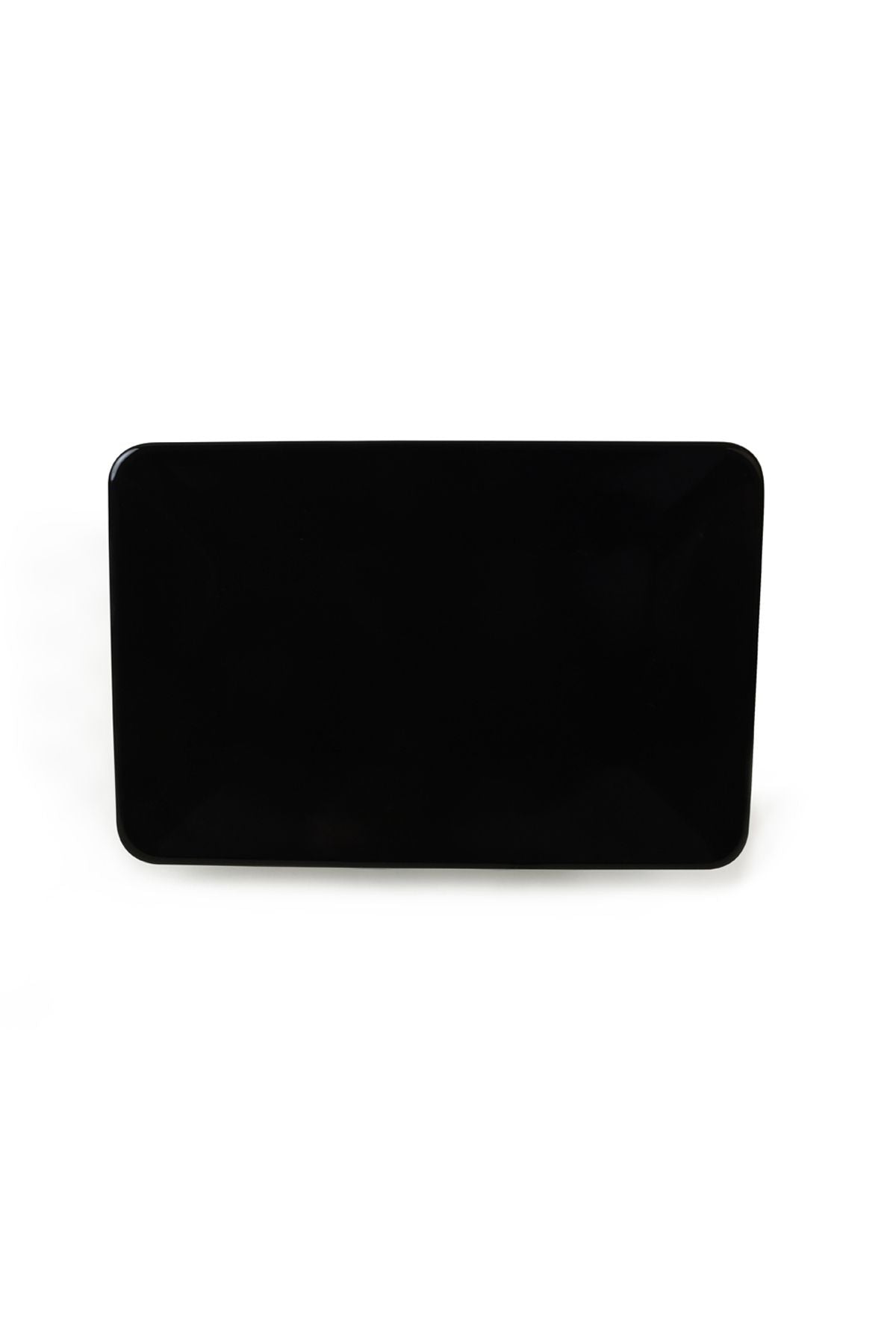 Black Siera Boat-Shaped Plate, 31 cm, 2 Pieces