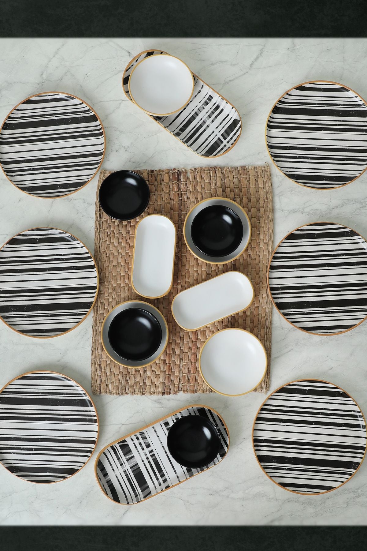 Cleo Breakfast Set, 18 Pieces, for 6 People