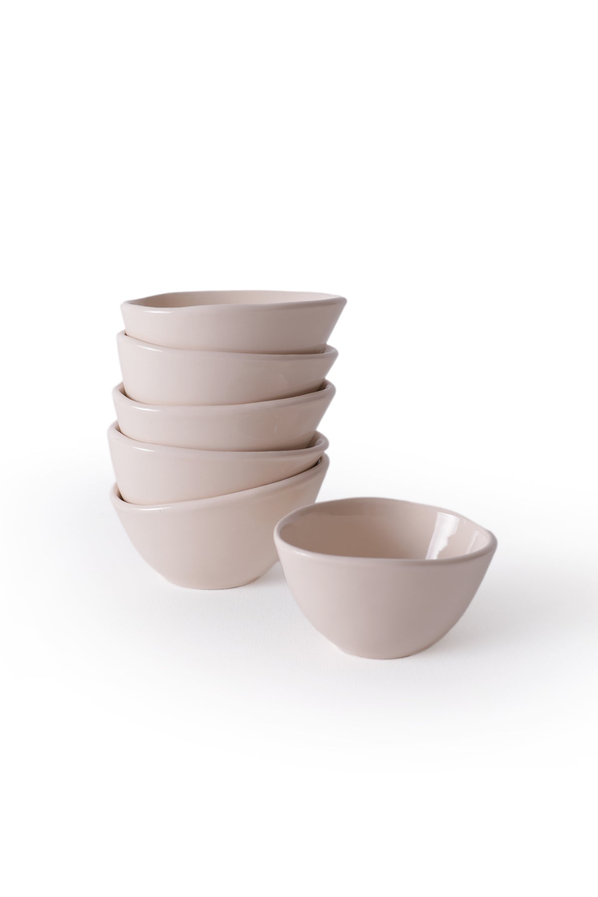 Ephesus Cream Snack Bowl 10 cm 6 Pieces