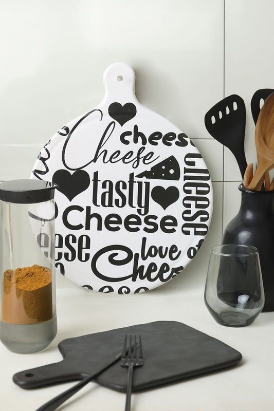 Cheese Tasty Cheese Presentation Plate 26 Cm