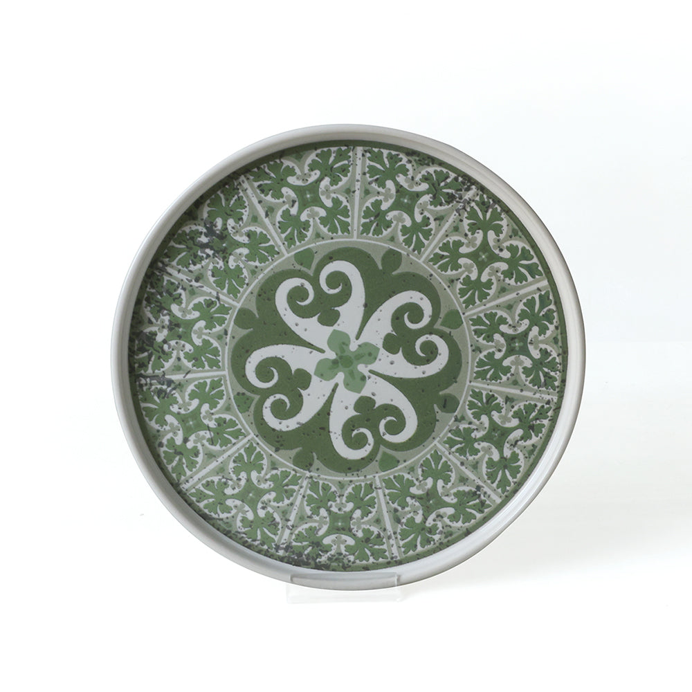 Timeless Green Stackable Dinner/Breakfast Set 20 Pieces for 4 People