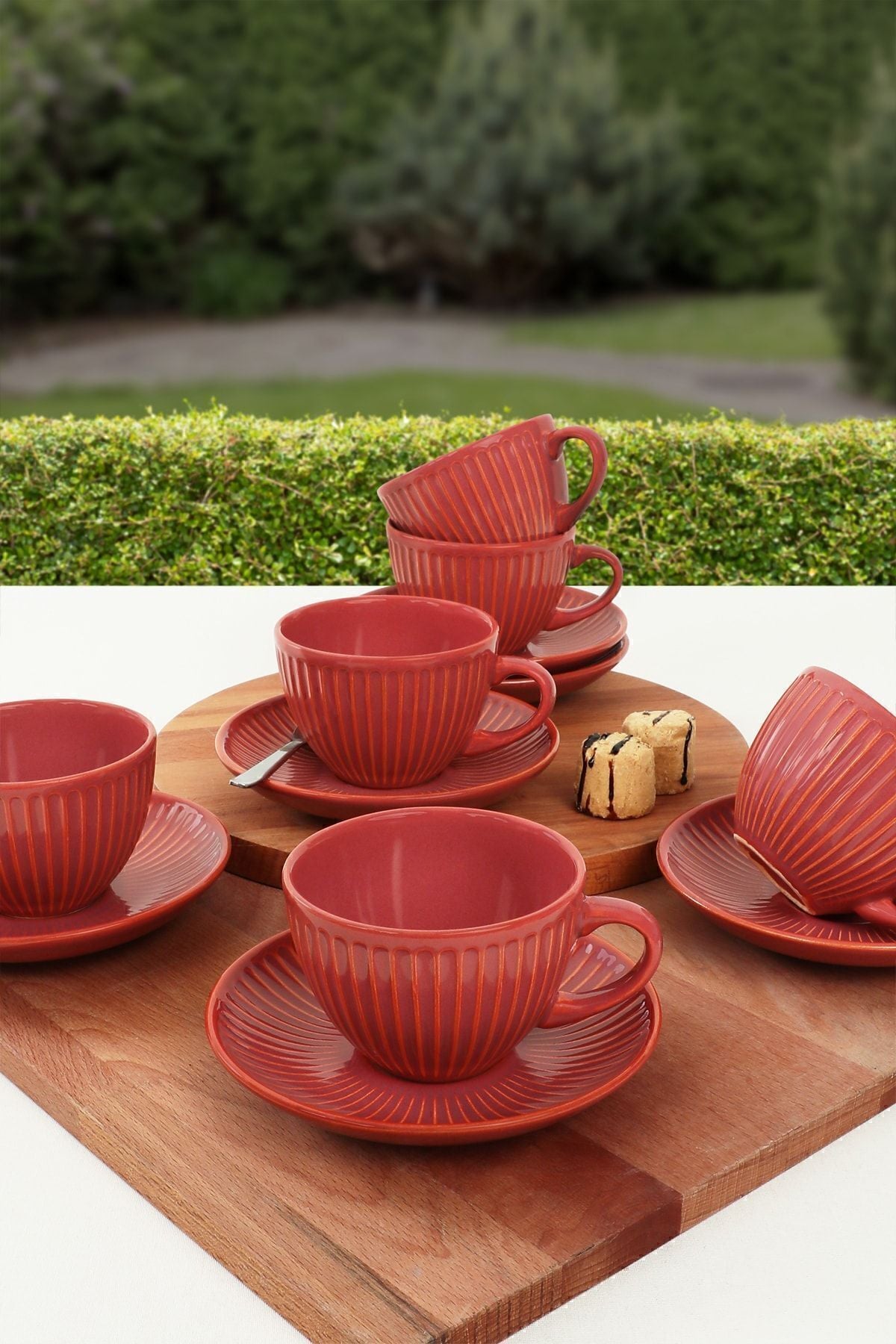 Mercan Myra Tea Set 12 Pieces for 6 People