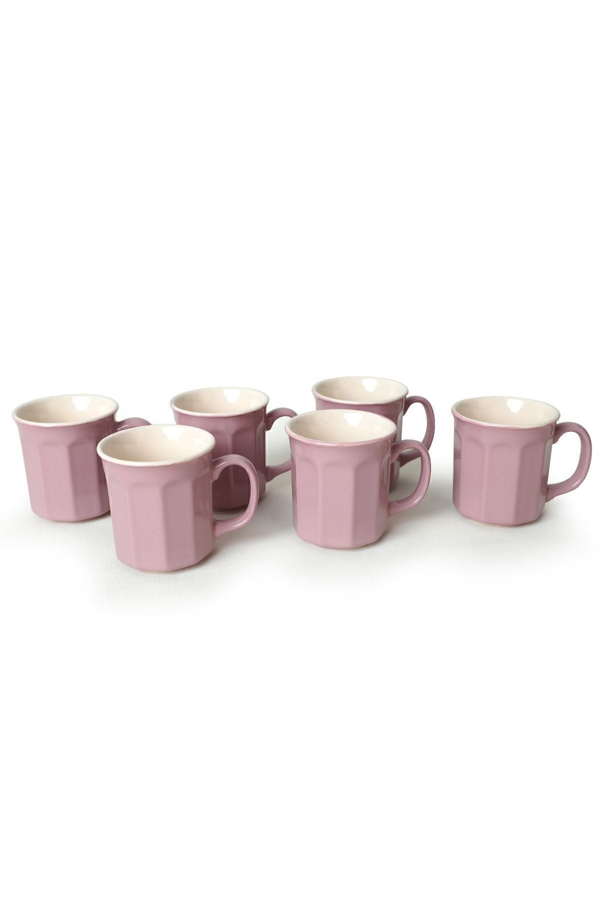 Violet/Cream Heracles Cup 9 cm 6 Pieces