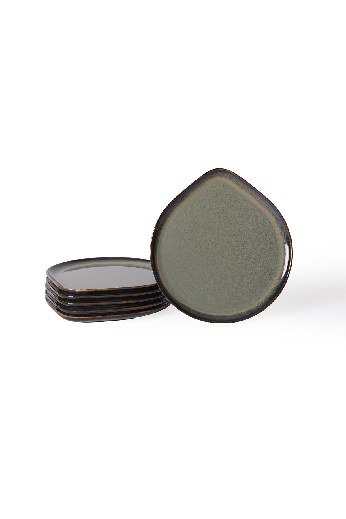 Reactive Green Serenity Serving Plate 27 cm 6 Pieces