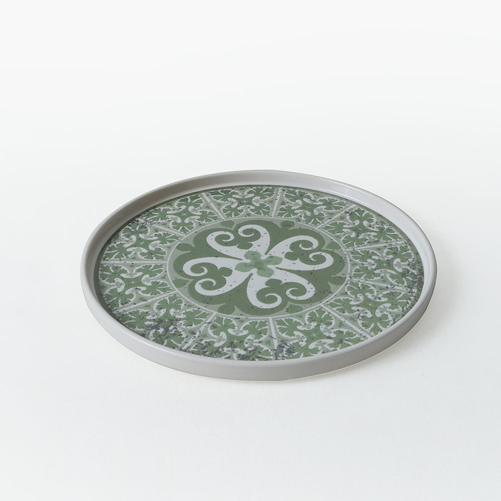 Timeless Green Stackable Dinner/Breakfast Set 20 Pieces for 4 People