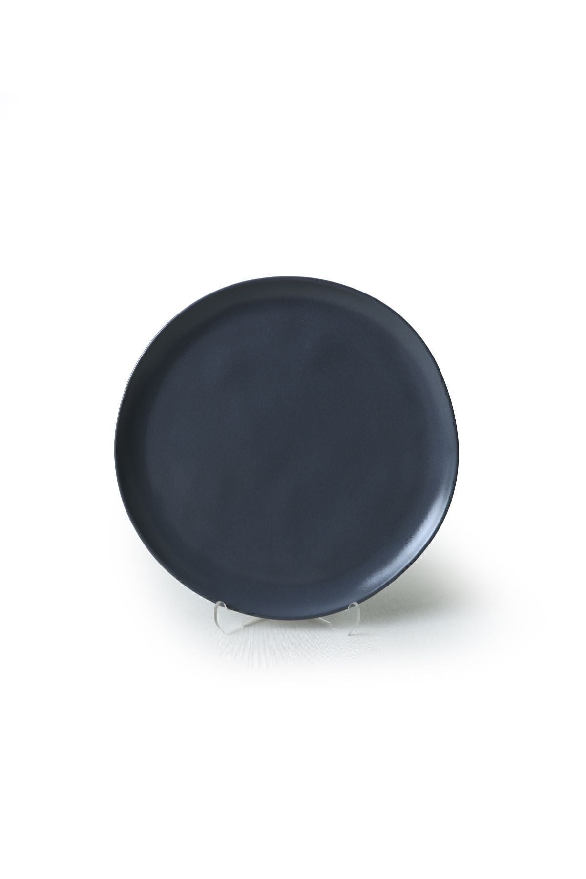 Matte Gray Sardes Cake Plate 22 Cm 6 Pieces