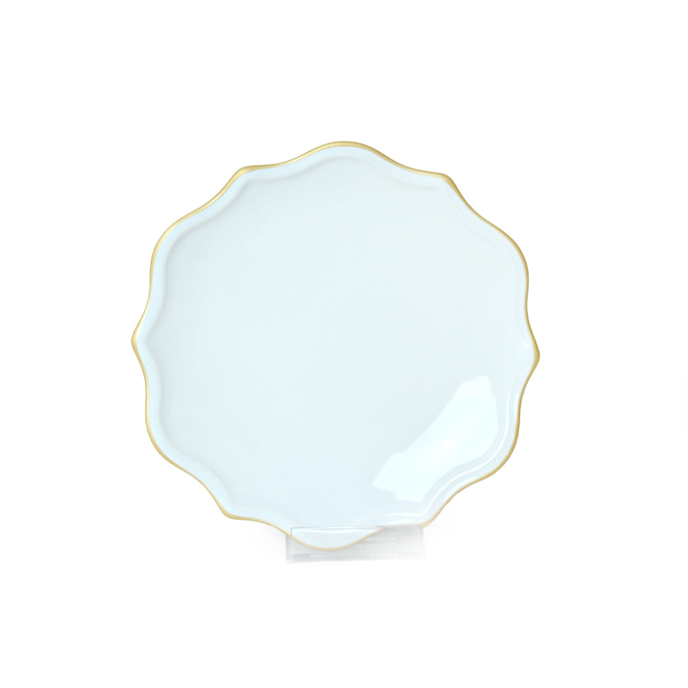 White Gold Netted Romeo Dinner Set 24 Pieces for 6 People