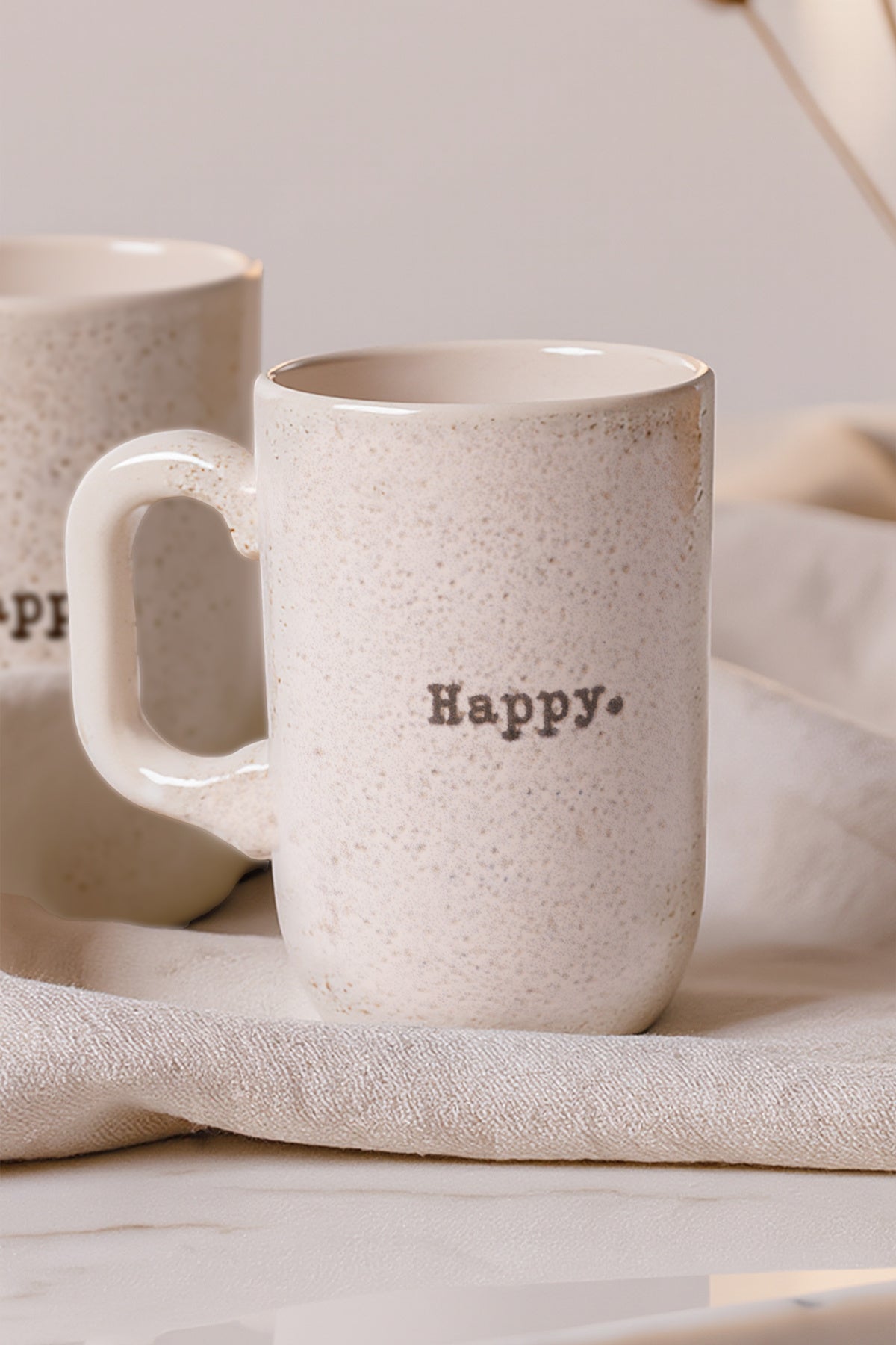 Happy Format Mug 11 cm 2 Pieces