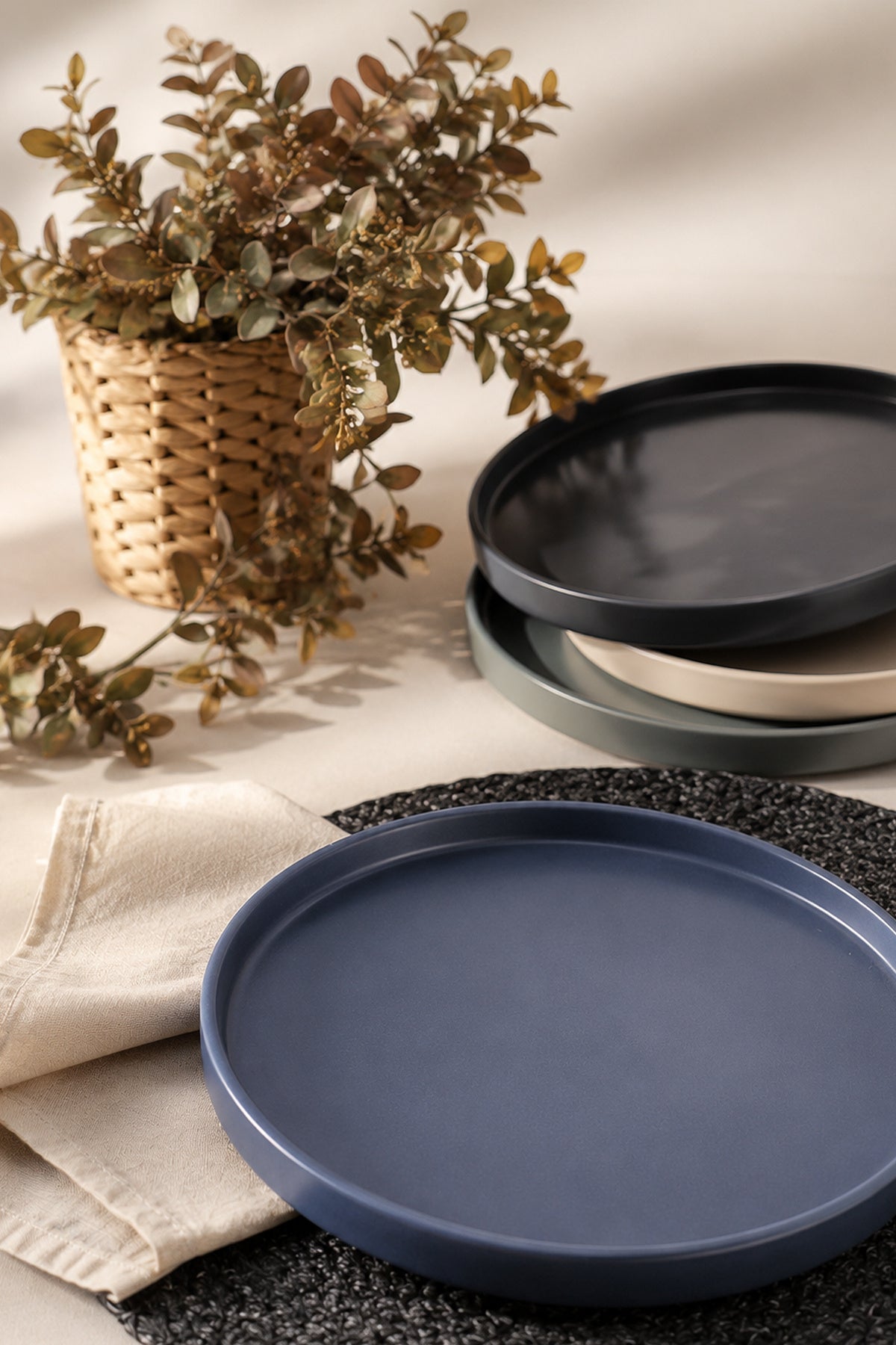 River Stackable Pasta Plate 21 cm 4 Pieces