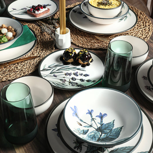 Flower Garden Dinner Set 24 Pieces 6 Person