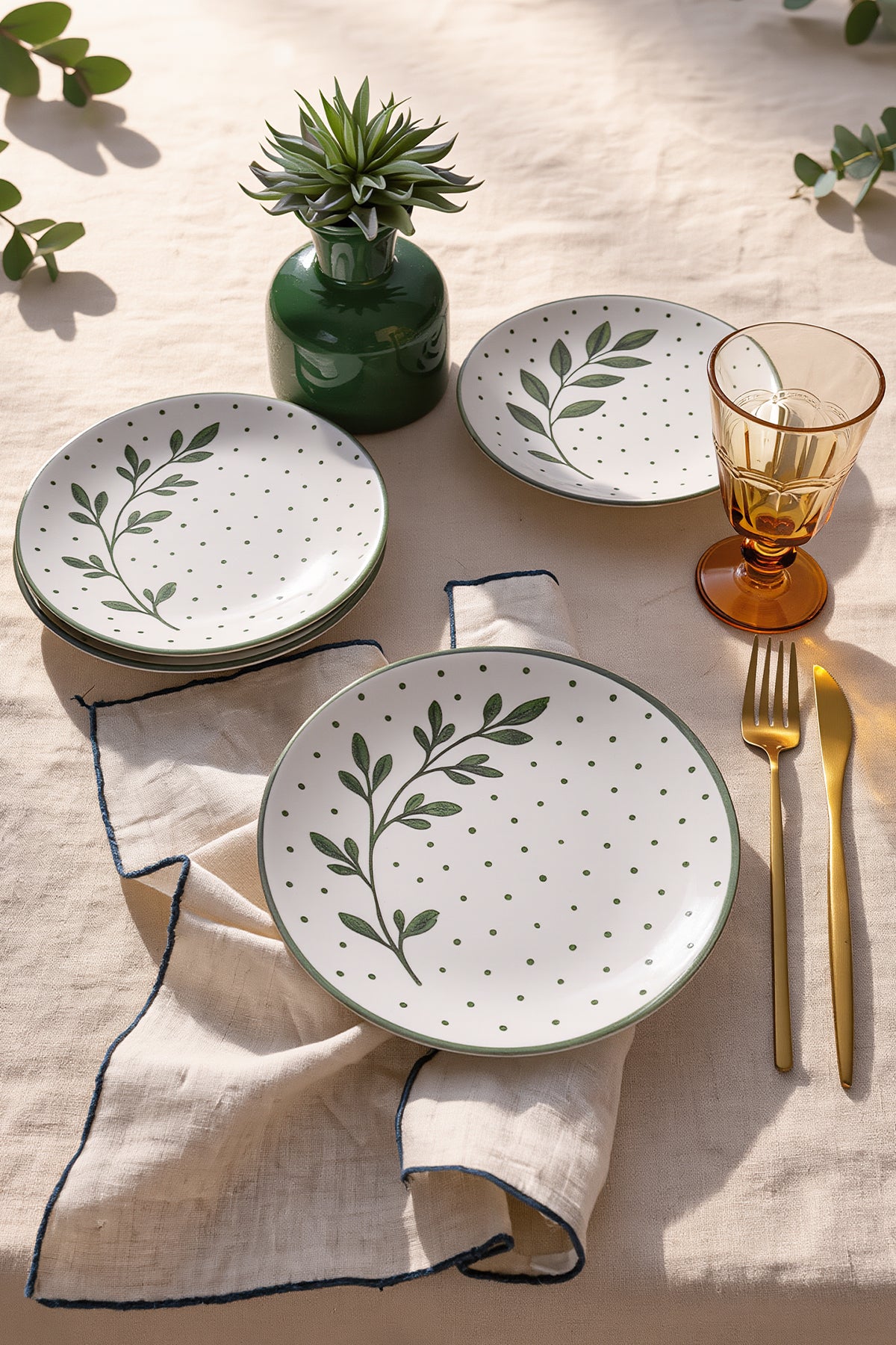 Botanica Dessert Plate 20 cm 4 Pieces