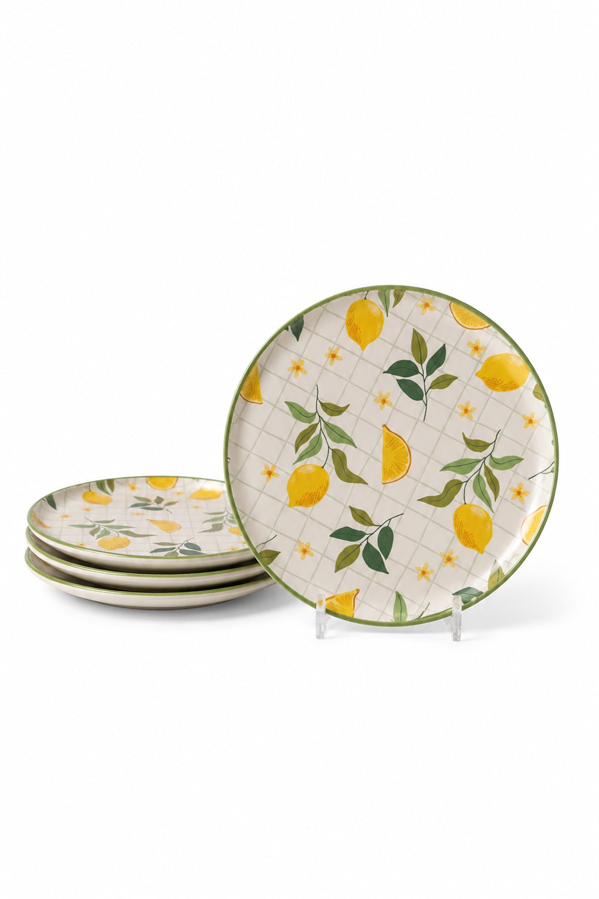 Lemon Nordic Plate 22 cm 4 Pieces