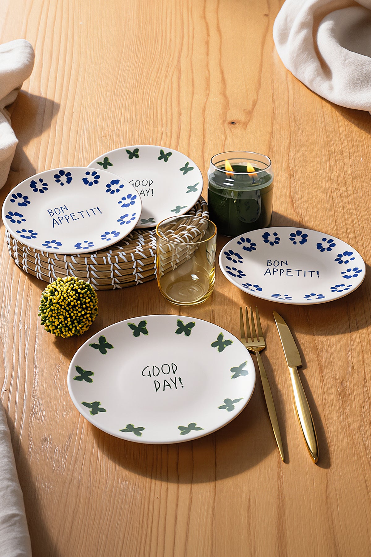Bon Appetit  Plate 20 cm 4 Pieces