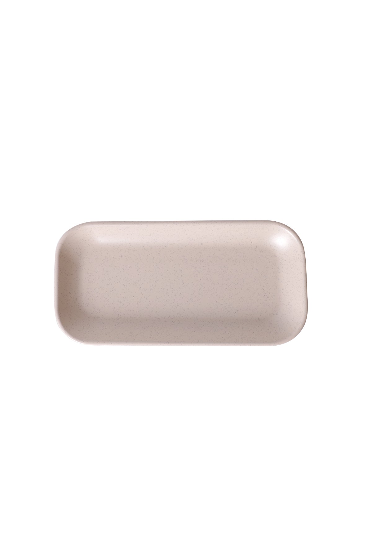 Matte Cream Pergamon Boat-Shaped Plate 26 cm 2 Pieces