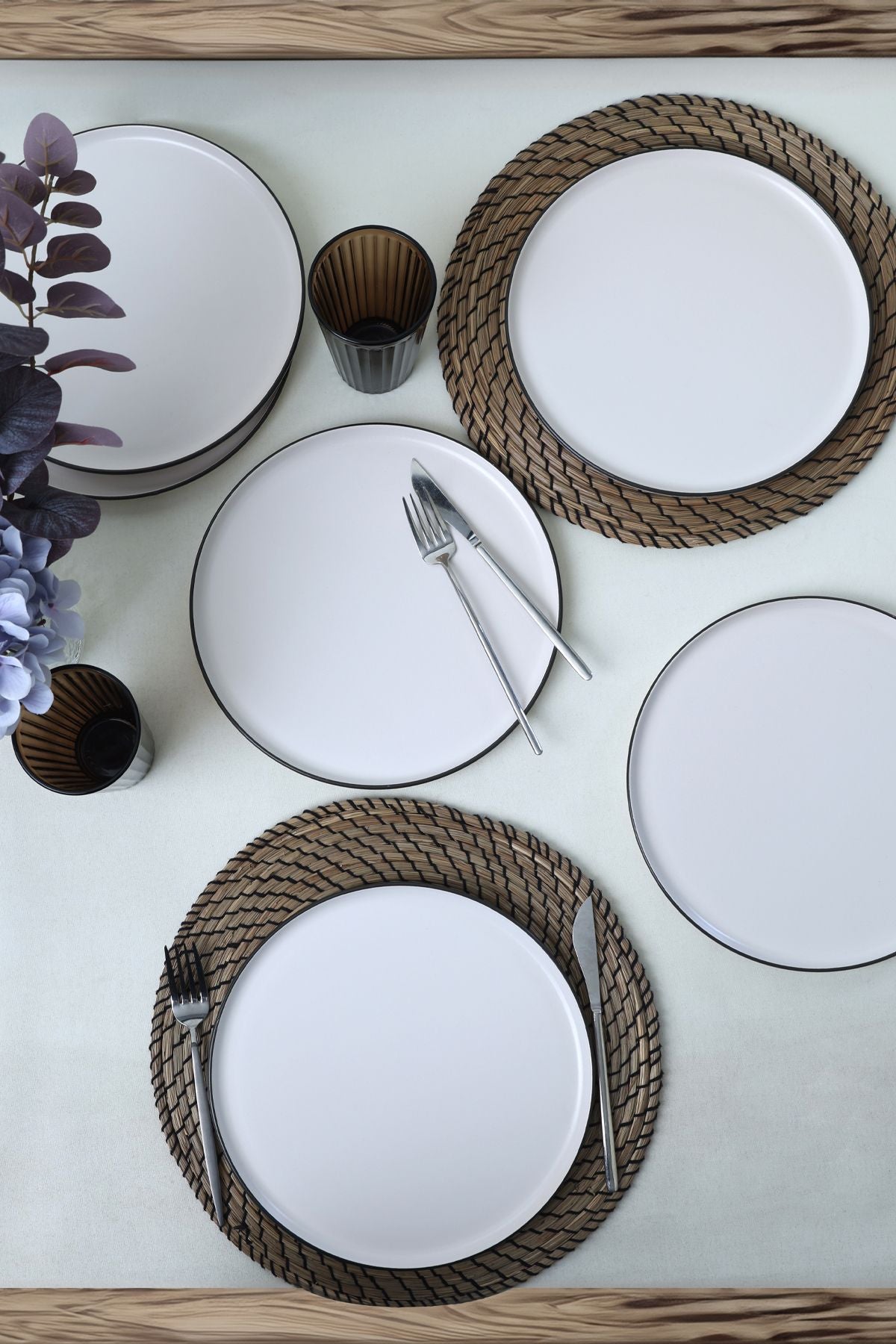 Simply Nordic Serving Plate 28 cm, 6 Pieces