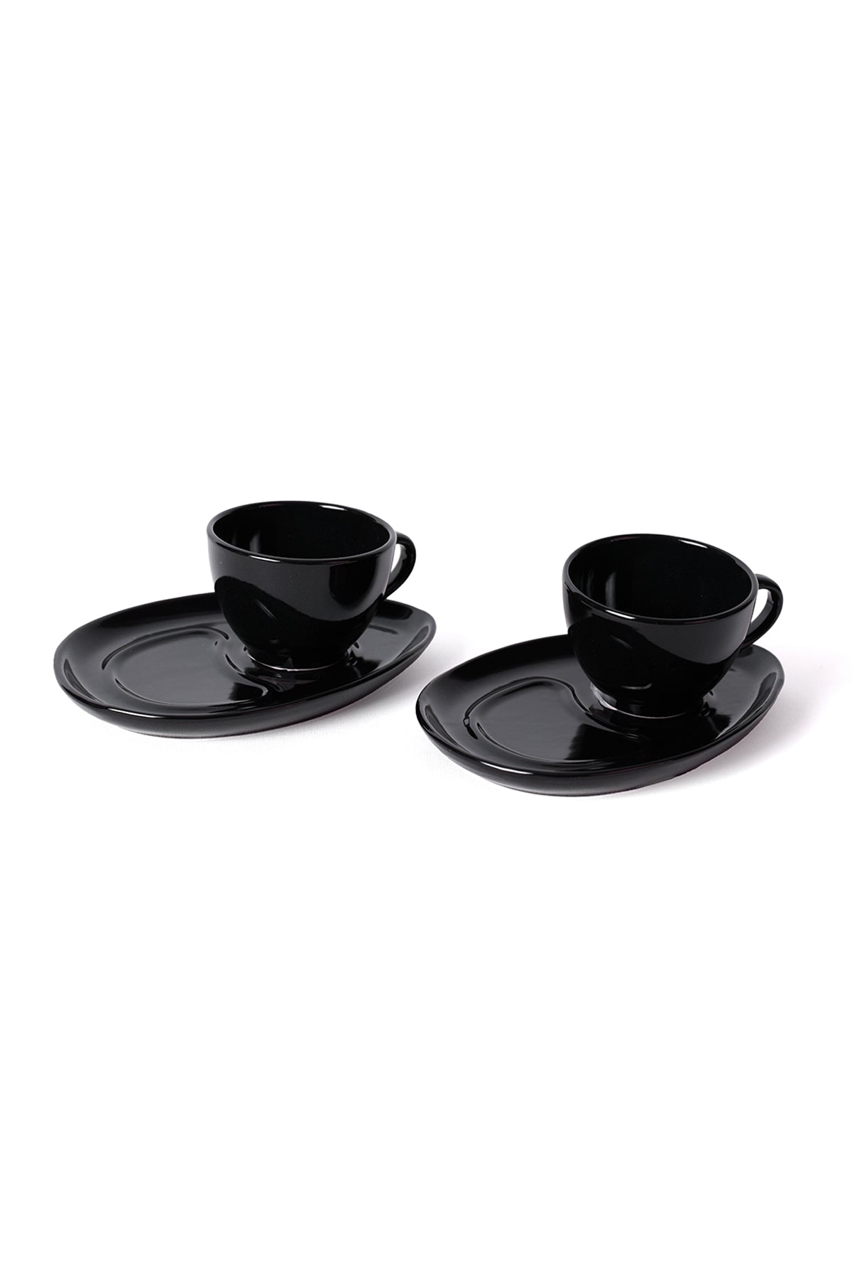 Black Drop Coffee Serving Set, 4 Pieces, 2 Person