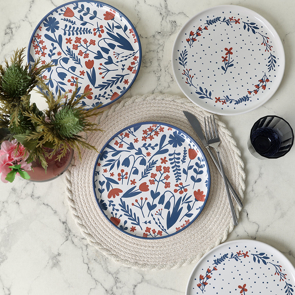 Dot & Bloom Nordic Cake Plate 22 Cm 4 Pieces