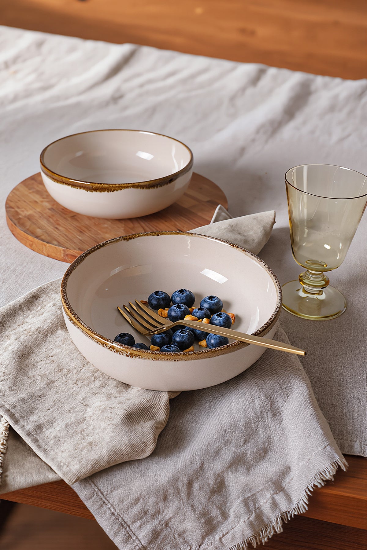 Straw Kera Salad Bowl 18 cm (2 Pieces)