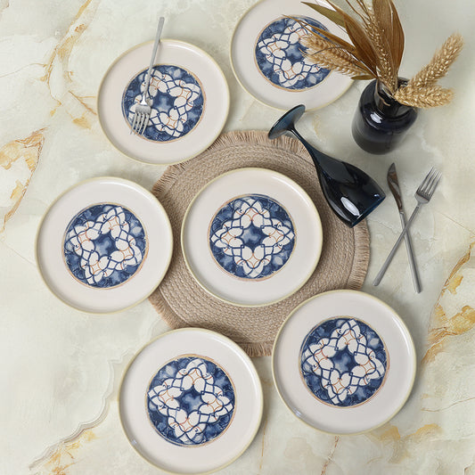 Wave Flow Nordic Cake Plate 22 Cm 6 Pieces