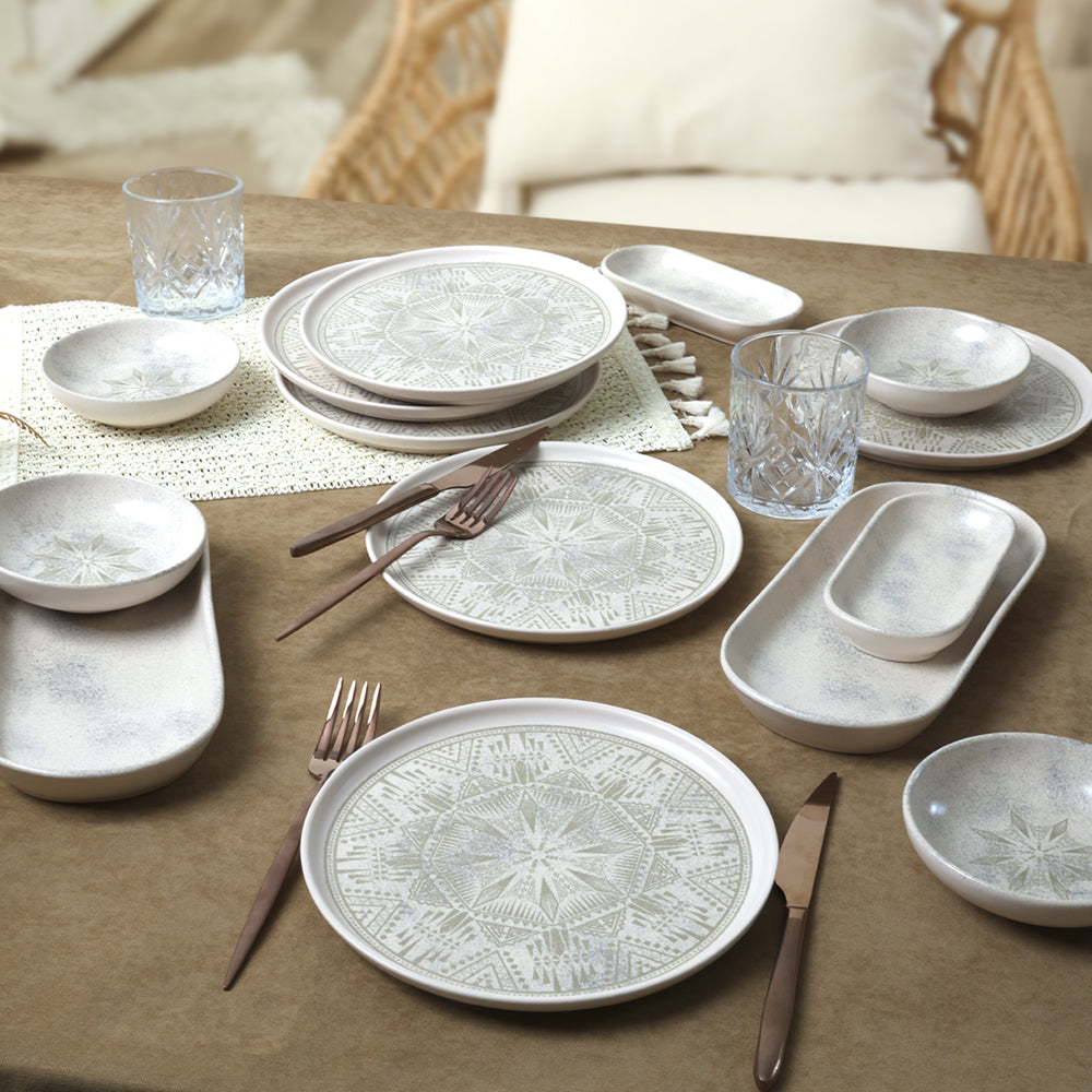 Groundlace Breakfast Set 14 Pieces 6 Person