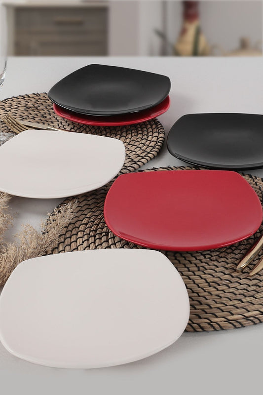 Noble Corner Cake Plate 22 cm 6 Pieces