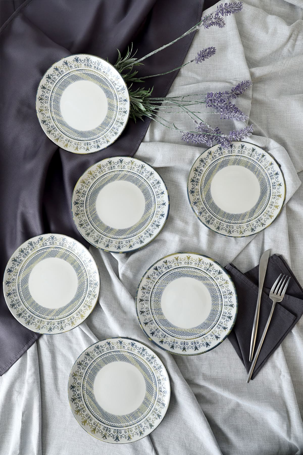 Professional Mirabella Aegean Dessert Plate 20 cm 6 Pieces