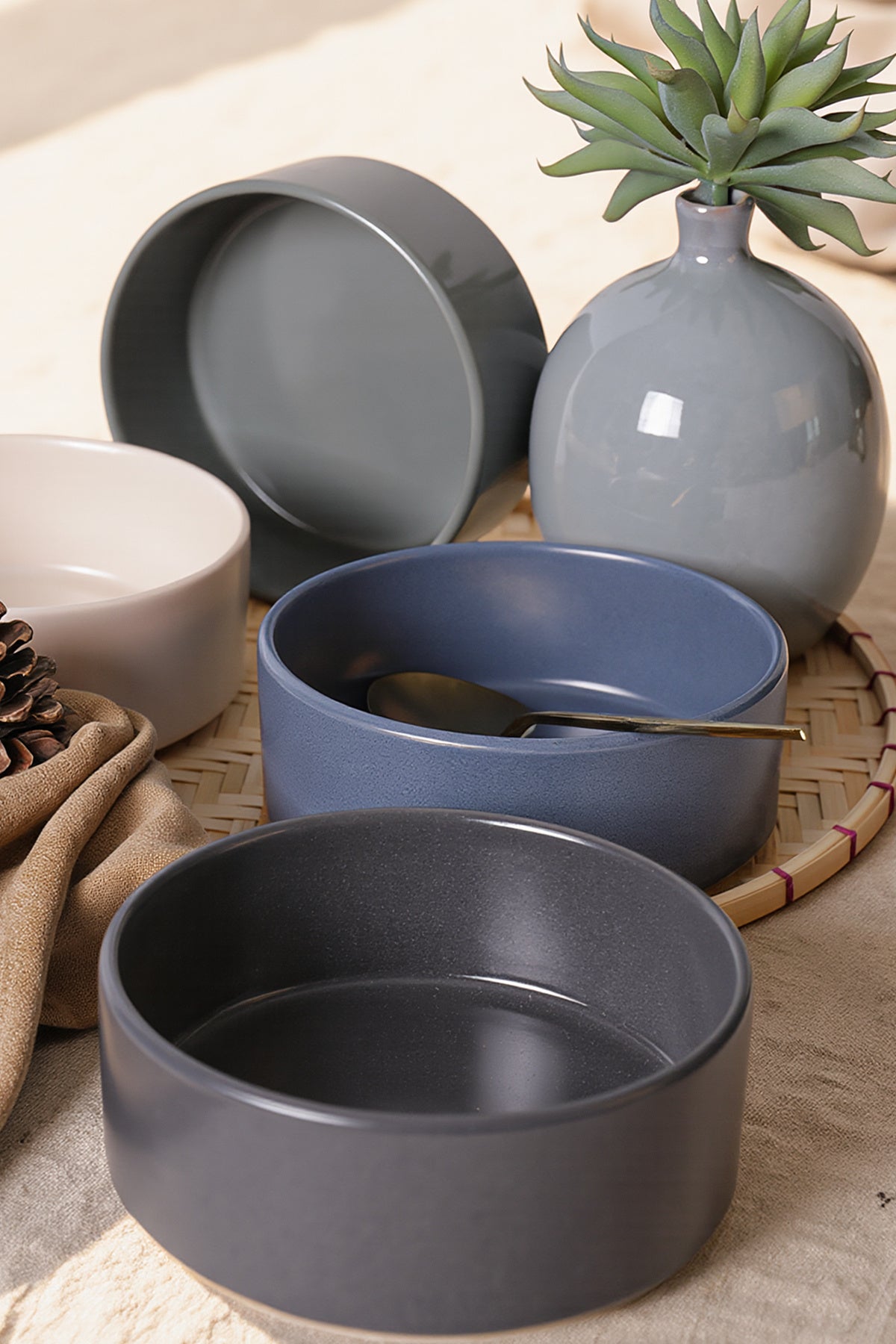 River Stackable Bowl 14 Cm 4 Pieces