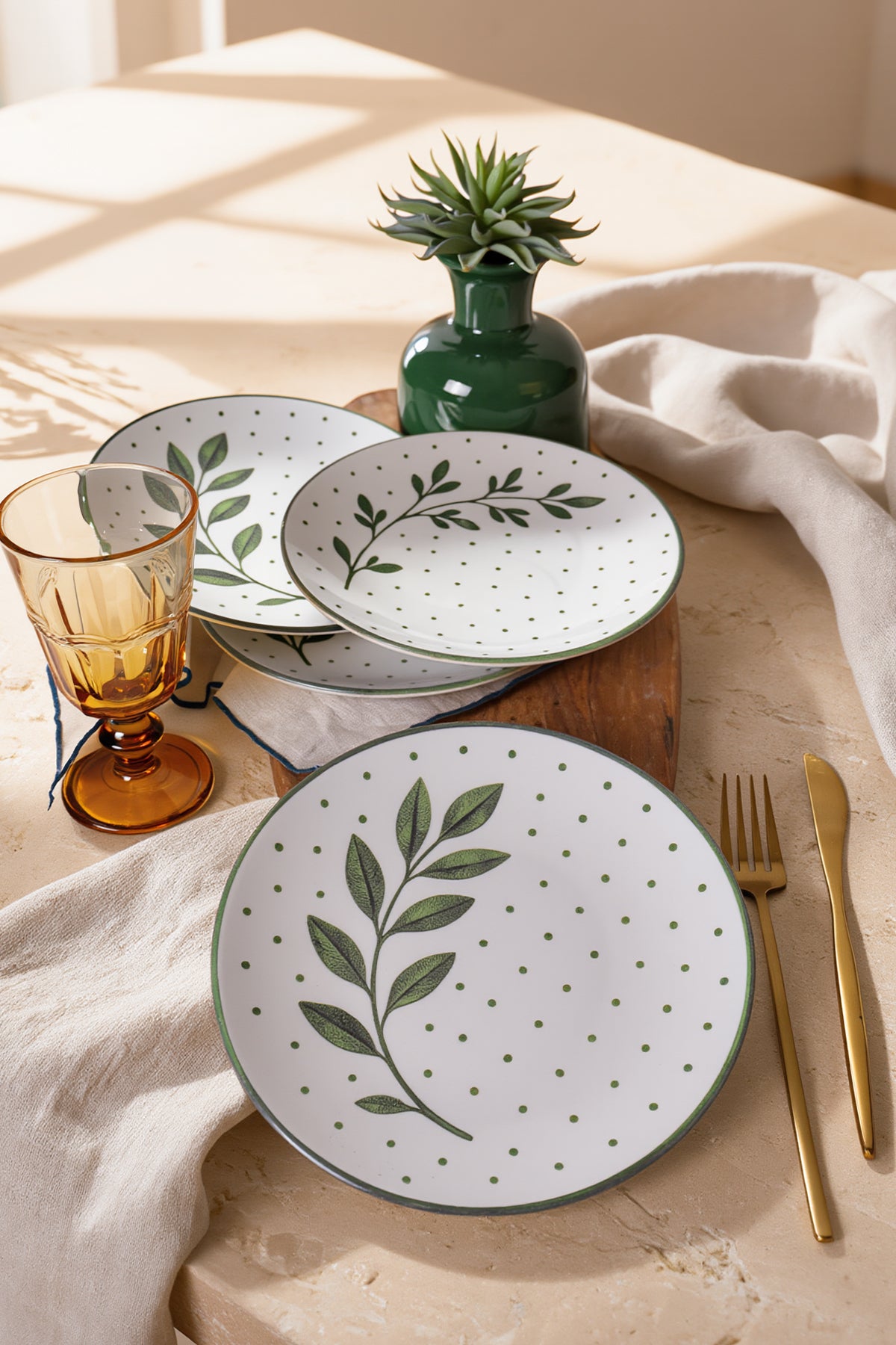 Botanica Dessert Plate 20 cm 4 Pieces