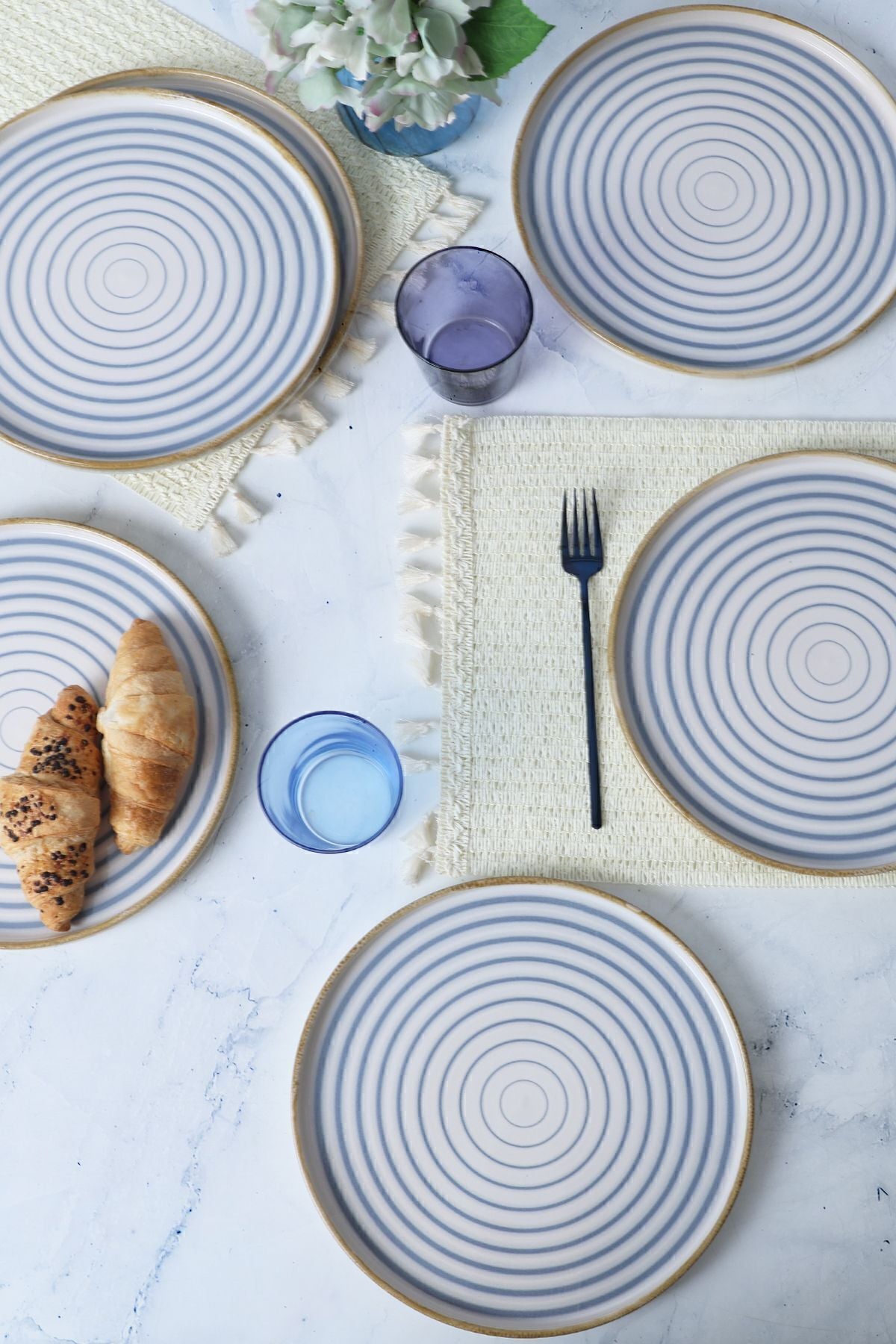 Ocean Breeze Stackable Serving Plate 27 cm, 6 Pieces