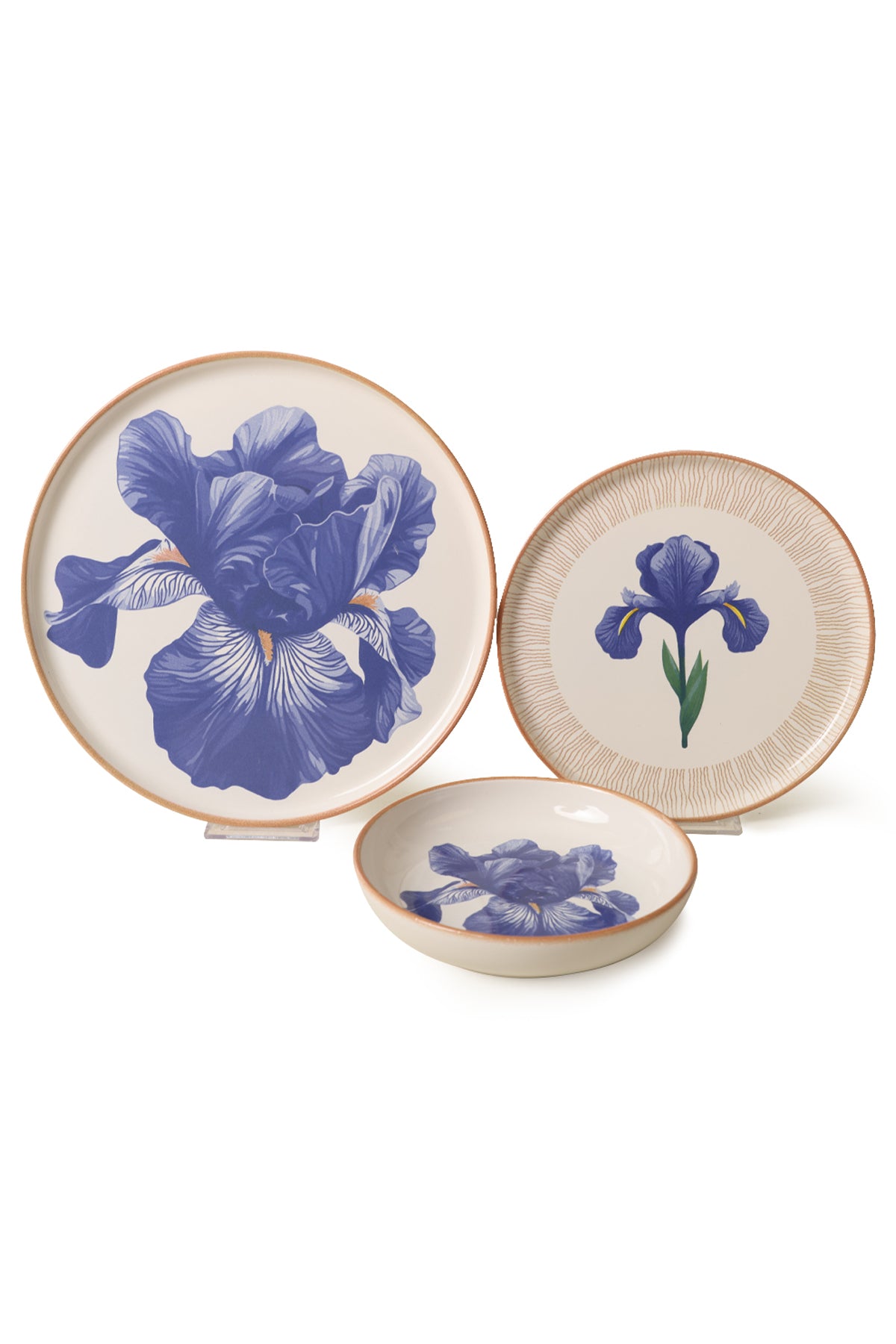 Brush & Bloom 6-Piece Dinner Set for 2 People