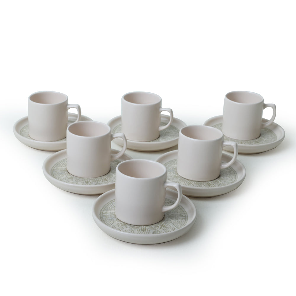 Groundlace Nordic Coffee Set 12 Pieces 6 Person