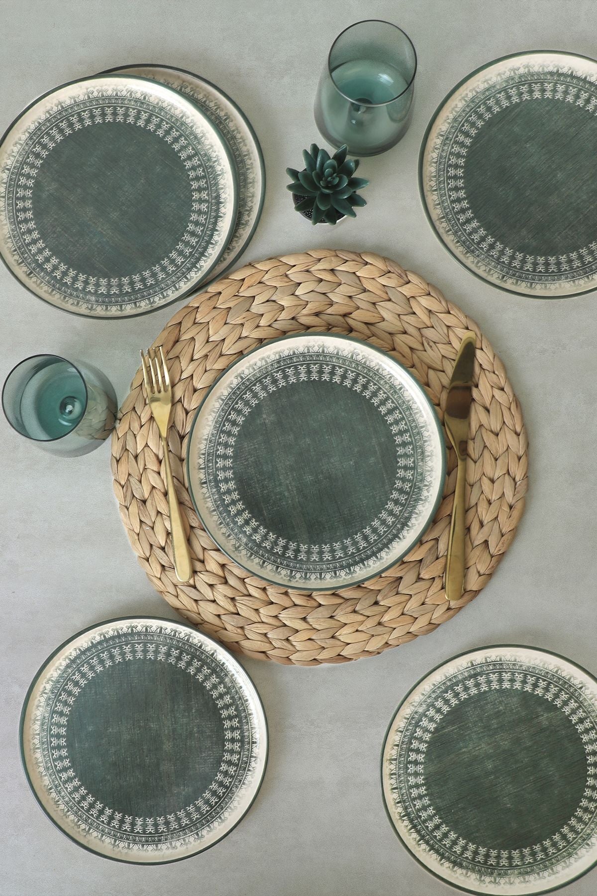 Maya Nordic Pasta Plate 22 cm 6 Pieces