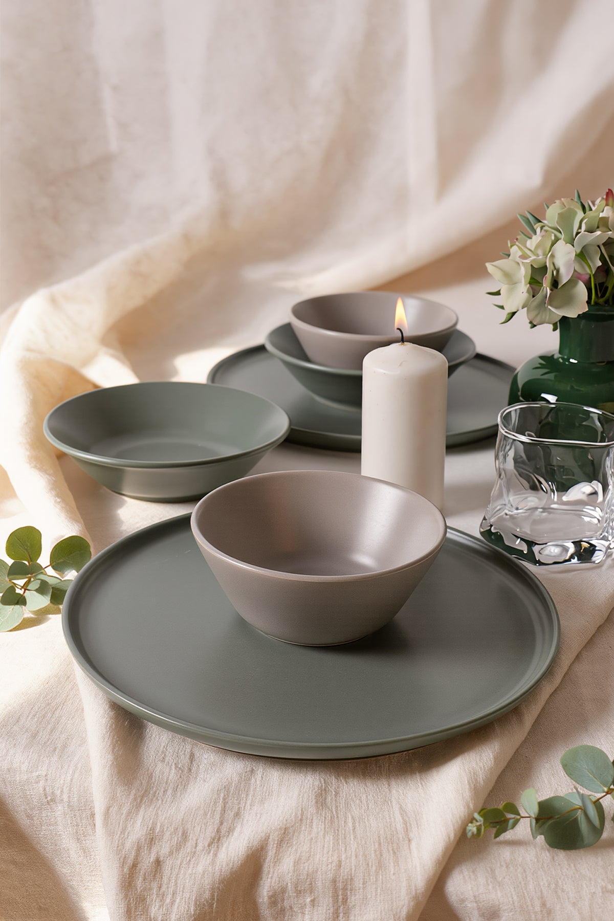 River 6-Piece Dinner Set for 2 People
