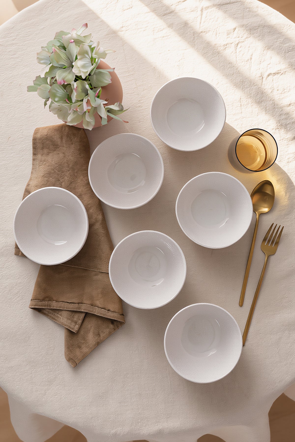 White Kera Bowl 12 cm 6 Pieces