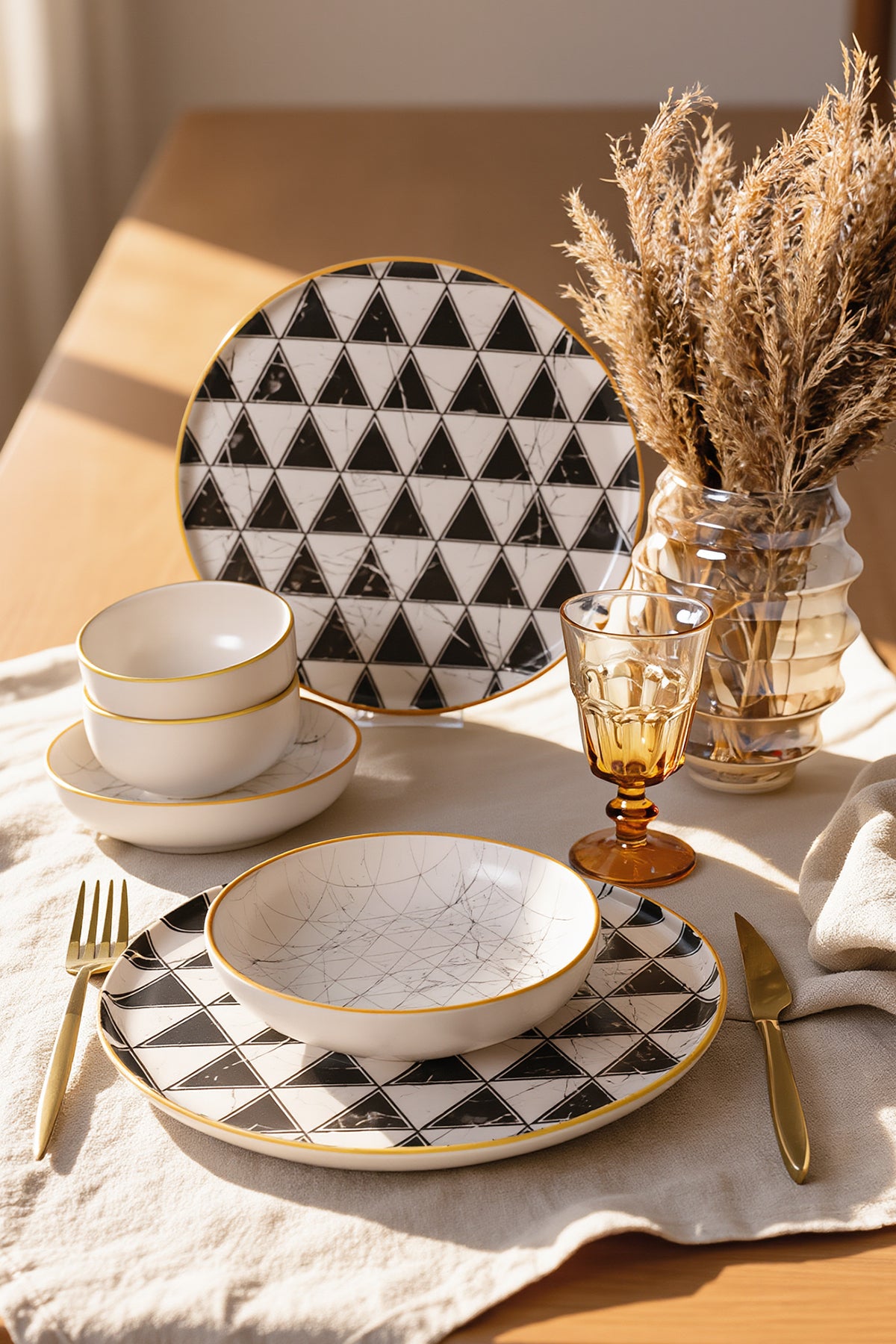 Trigon Nordic 6-Piece Dinner Set for 2 People