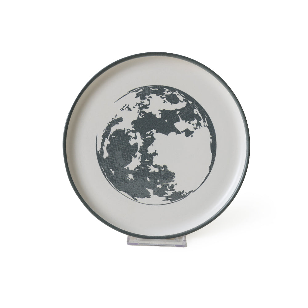 Black Shadow Nordic Cake Plate 22 Cm 4 Pieces