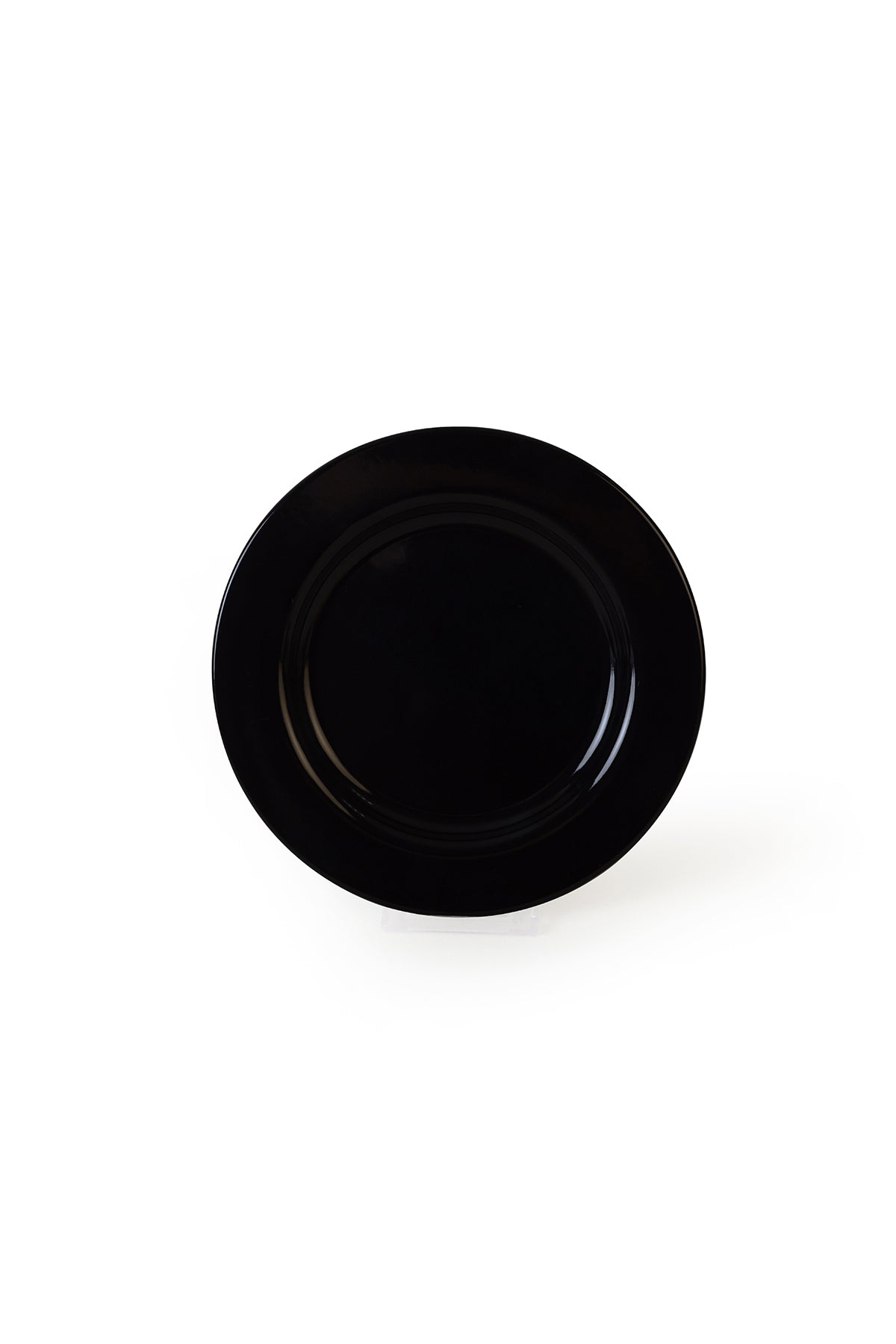Black Assos Dessert Plate, 22 cm, 6 Pieces