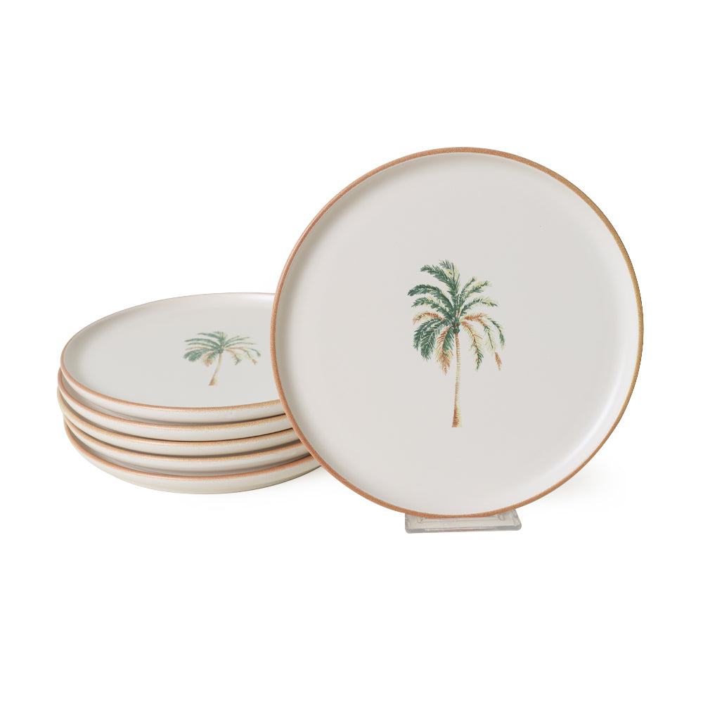 Bronze Palmiye Breakfast Set 12 Pieces 6 Person