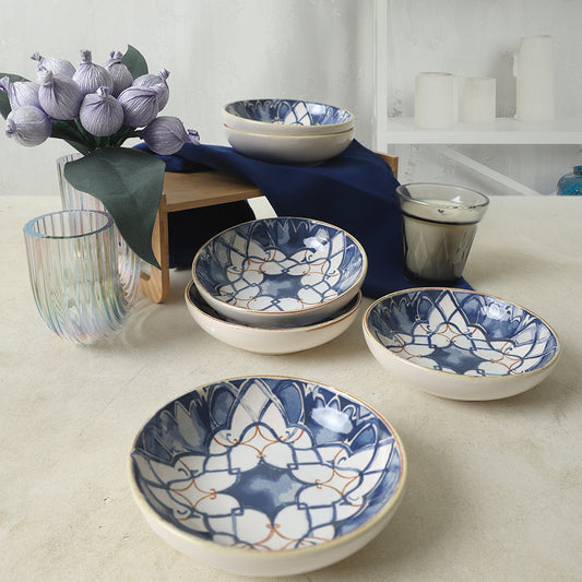 Wave Flow Snack Bowl 13 Cm 6 Pieces