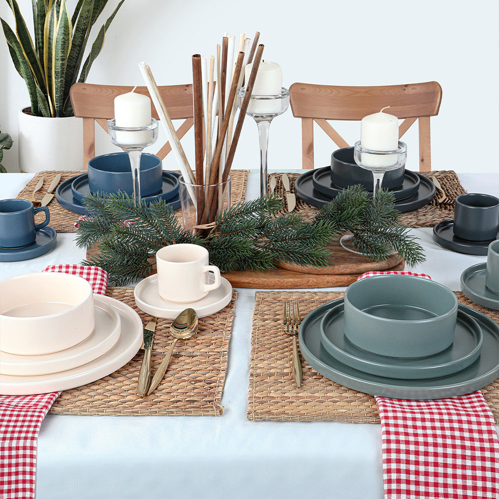 River Stackable Dinner/Breakfast Set 20 Pieces for 4 People