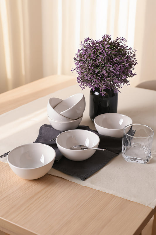 White Kera Bowl 12 cm 6 Pieces