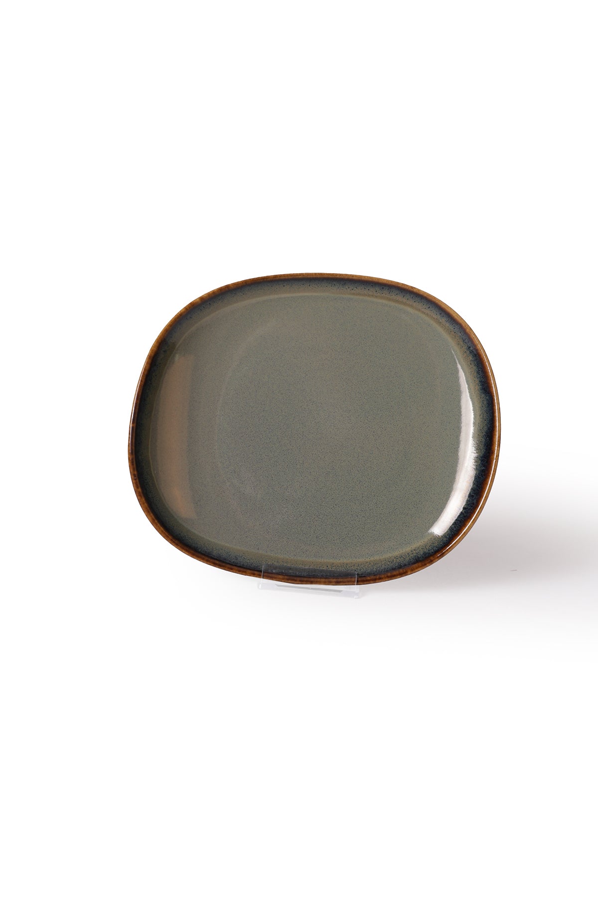 Reactive Green Isabella Cake Plate 25 cm 6 Pieces