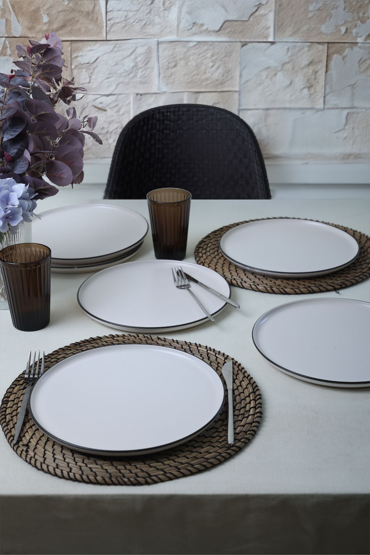 Simply Nordic Serving Plate 28 cm, 6 Pieces