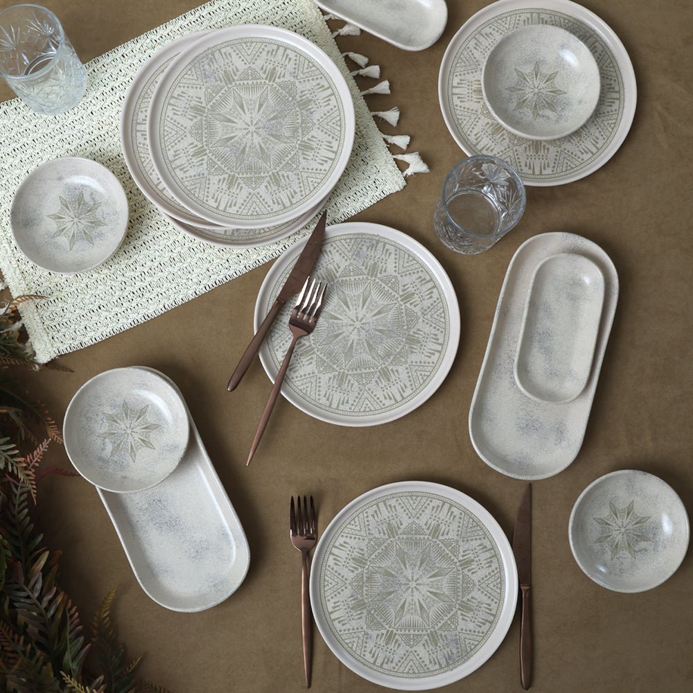 Groundlace Breakfast Set 14 Pieces 6 Person