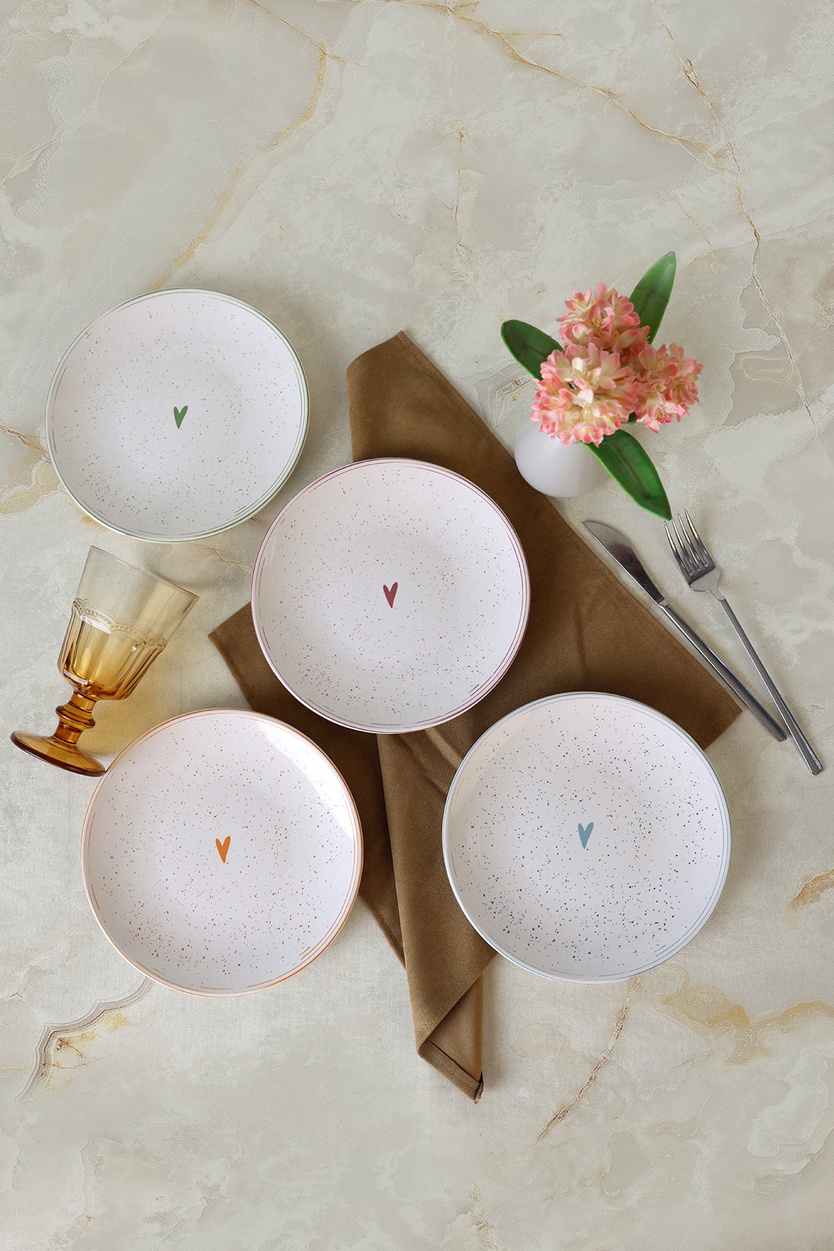 Livia Aegean Dessert Plate 20 cm 4 Pieces