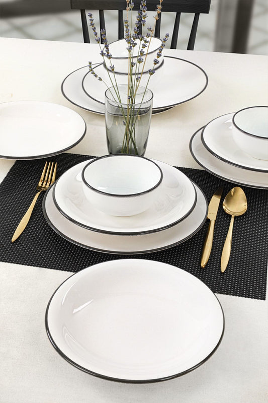 Simply 12-Piece Dinner Set for 4 People