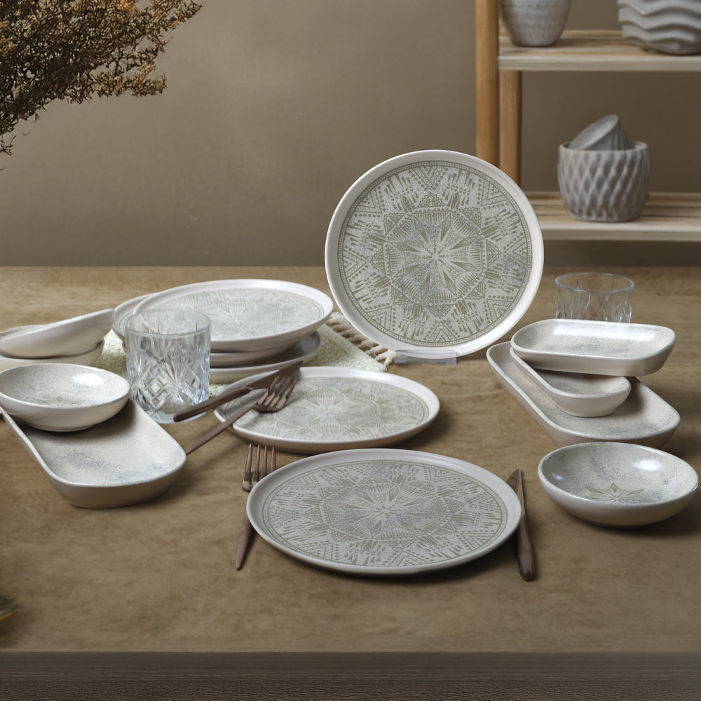 Groundlace Breakfast Set 14 Pieces 6 Person