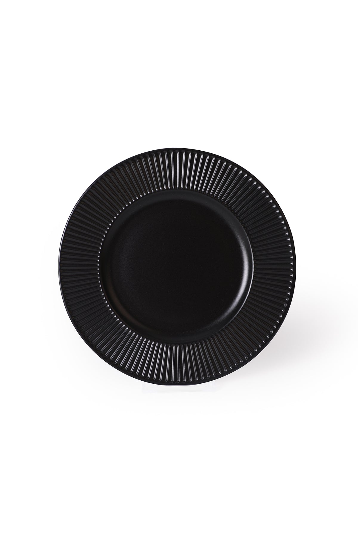 Matte Black Myra Pasta Plate 22 cm 6 Pieces