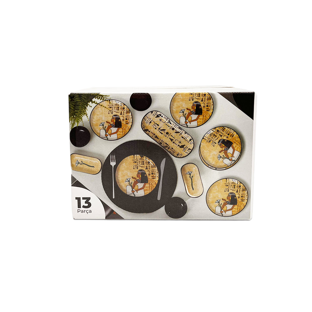 Ethnic Breakfast Set 13 Pieces for 6 People