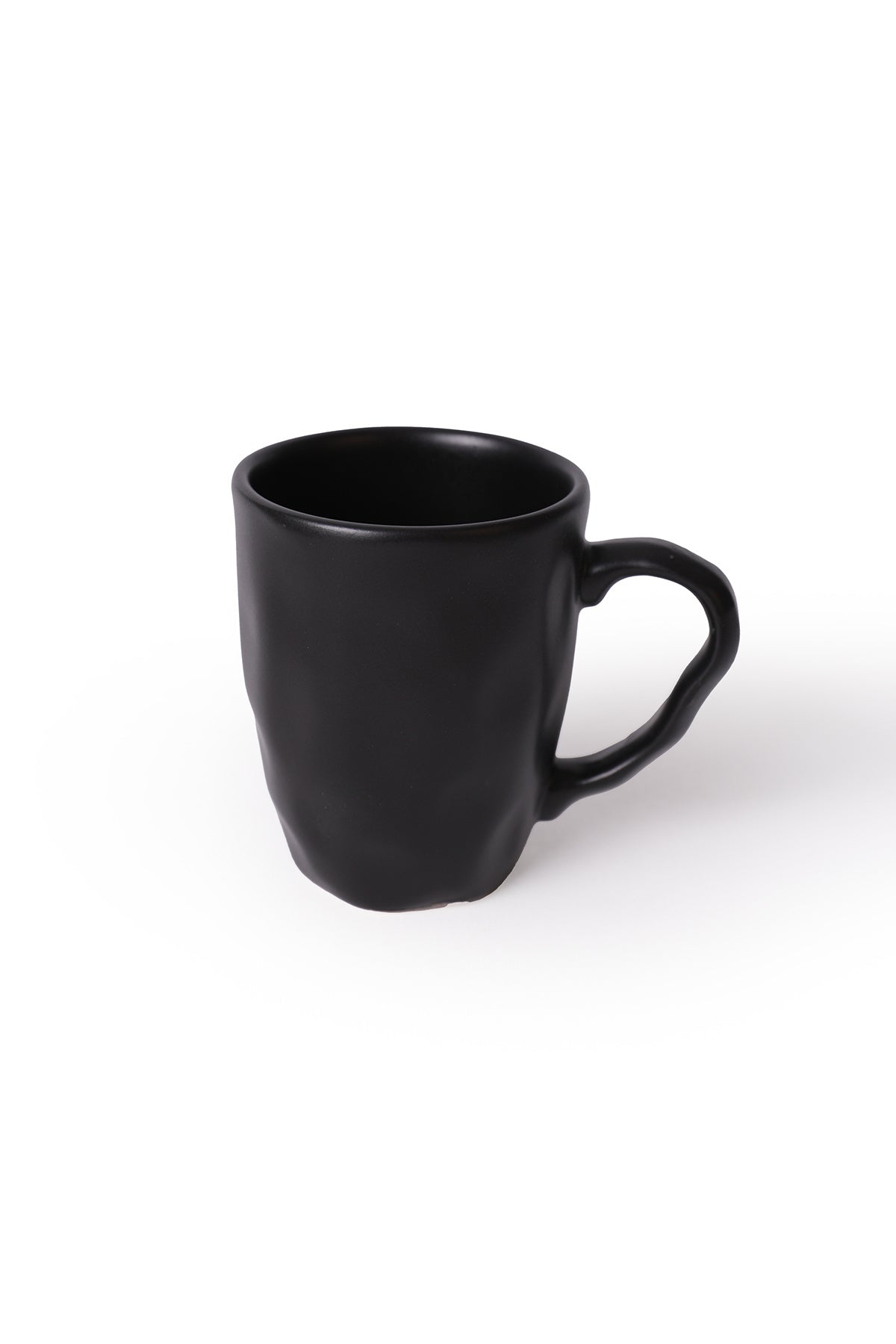Matte Black Organic Mug 10 cm 6 Pieces